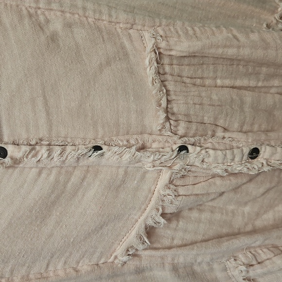 Free People Dress Gauze Top Pockets ! - Picture 5 of 12